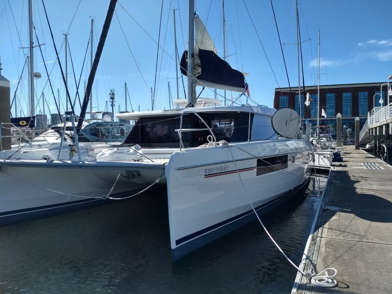 Private instruction on luxury Catamarans. Catamaran Courses or Sailing